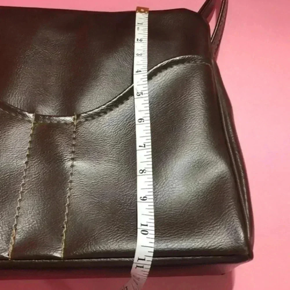 Dark brown purse / shoulder bag multiple‎ compartments